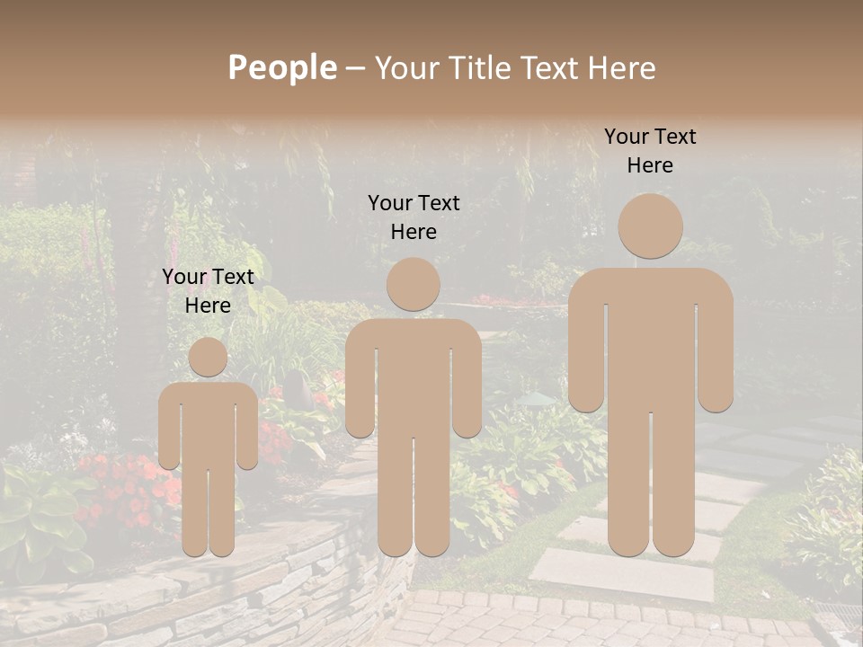 Summer Pathway Green PowerPoint Template