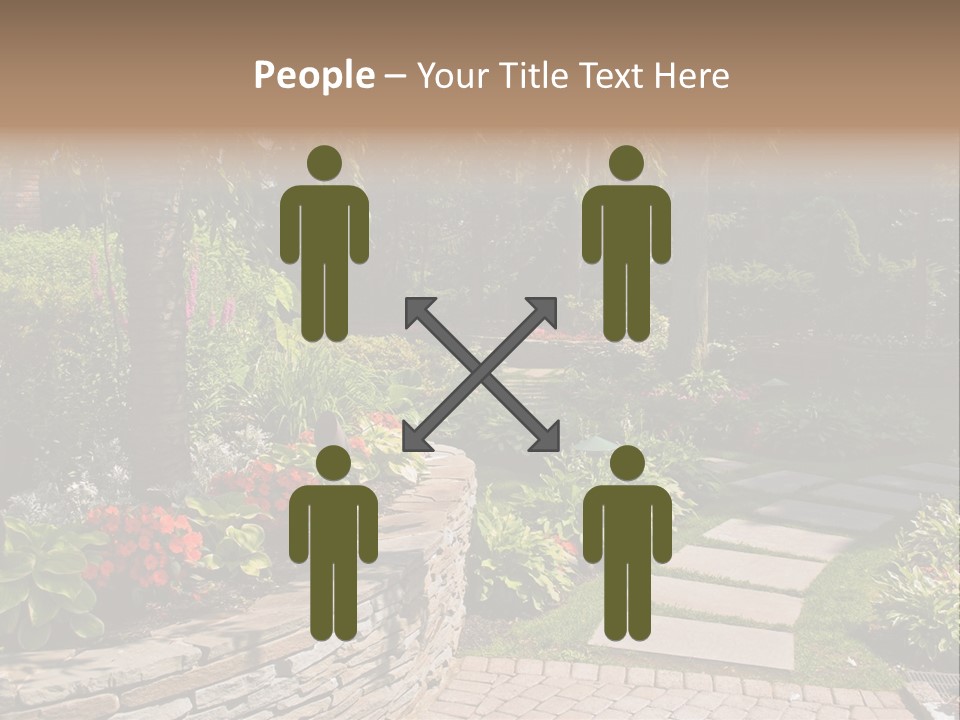 Summer Pathway Green PowerPoint Template