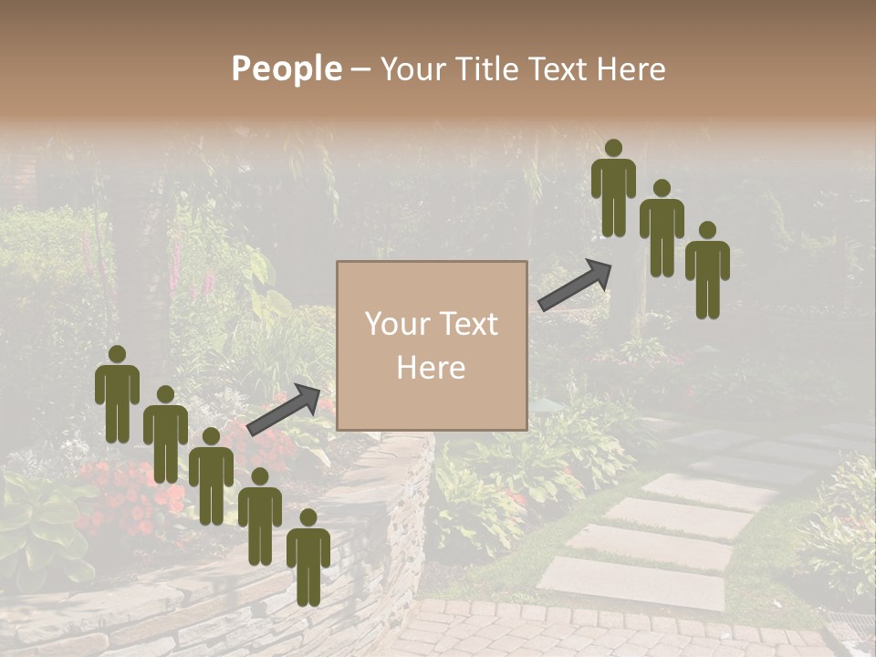 Summer Pathway Green PowerPoint Template