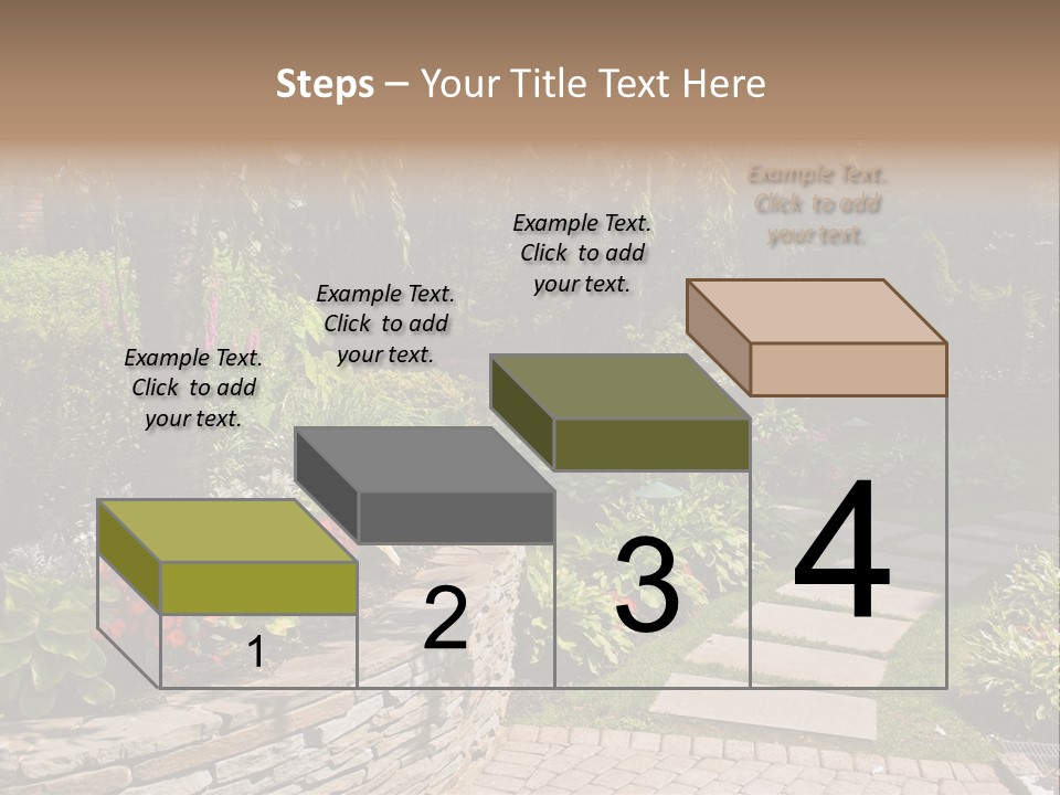 Summer Pathway Green PowerPoint Template