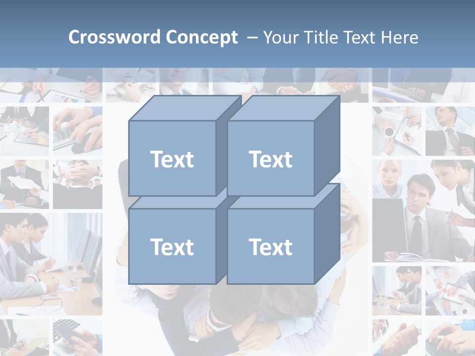 Staff Happy Businessman PowerPoint Template