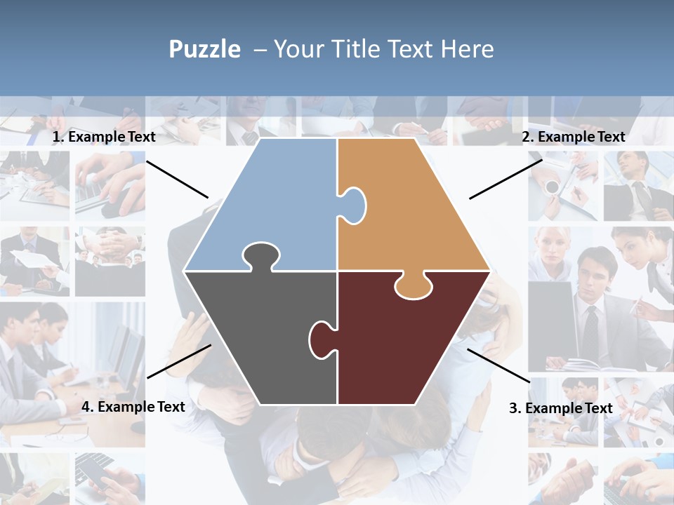 Staff Happy Businessman PowerPoint Template