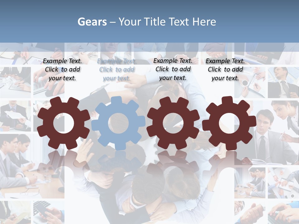 Staff Happy Businessman PowerPoint Template