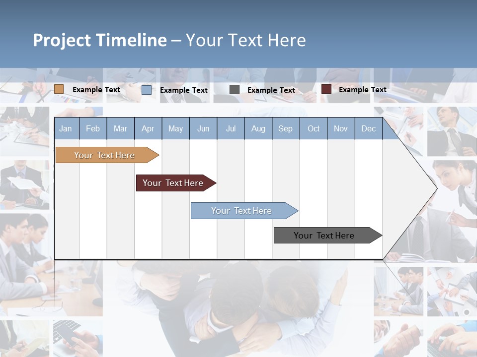 Staff Happy Businessman PowerPoint Template