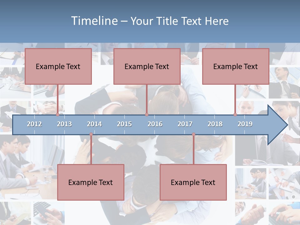 Staff Happy Businessman PowerPoint Template