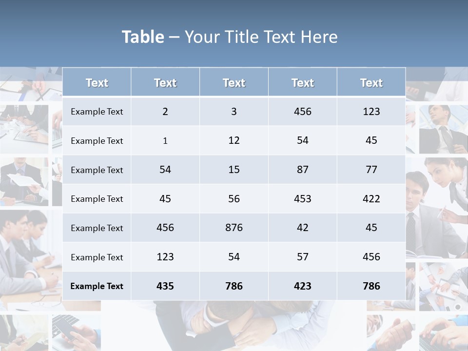 Staff Happy Businessman PowerPoint Template