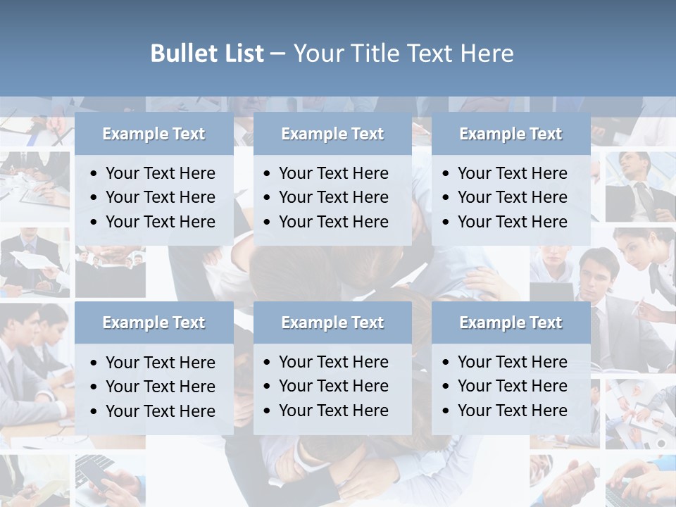 Staff Happy Businessman PowerPoint Template