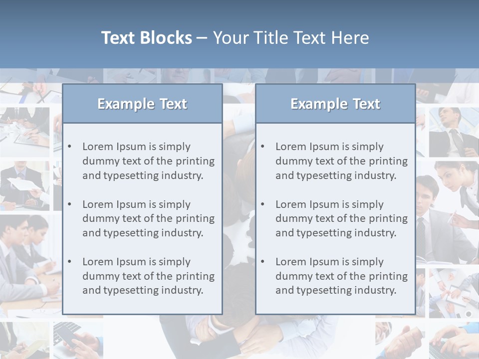 Staff Happy Businessman PowerPoint Template