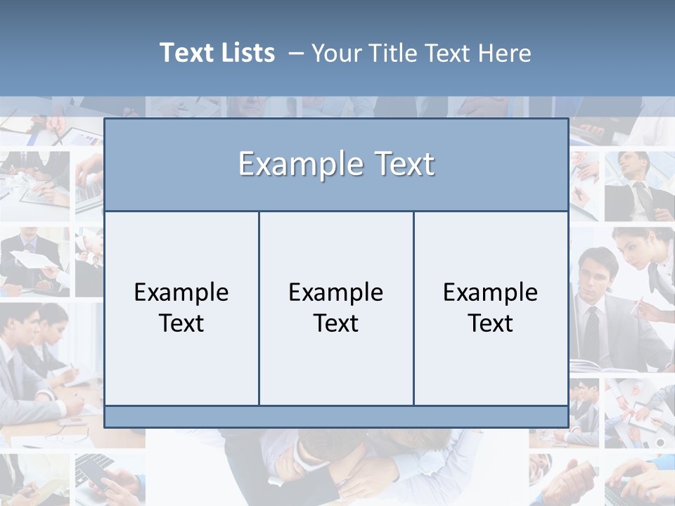 Staff Happy Businessman PowerPoint Template