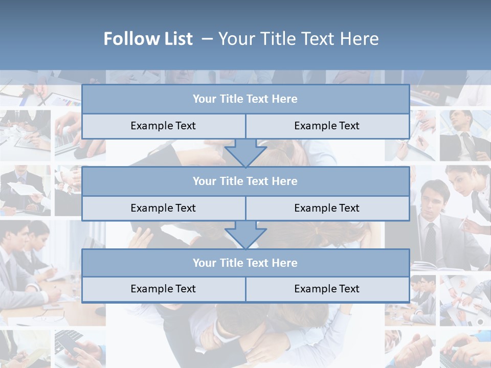 Staff Happy Businessman PowerPoint Template