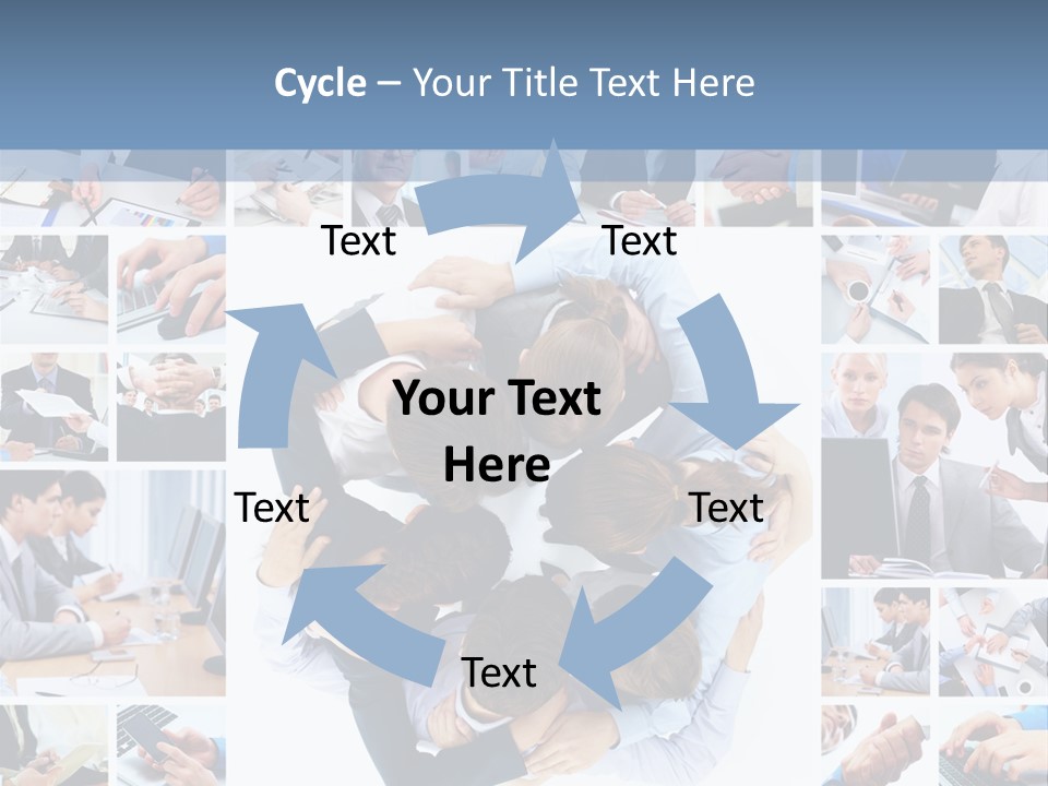 Staff Happy Businessman PowerPoint Template