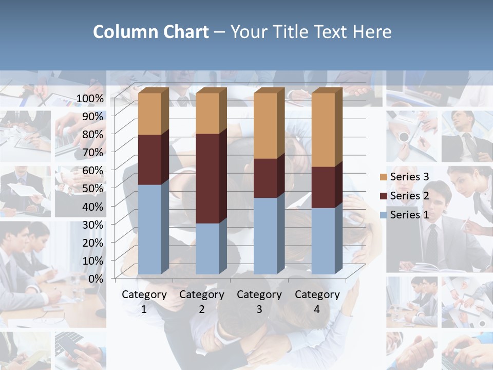 Staff Happy Businessman PowerPoint Template