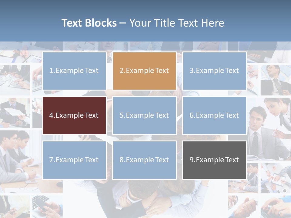 Staff Happy Businessman PowerPoint Template