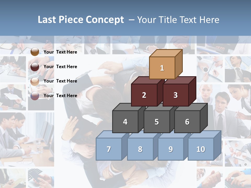 Staff Happy Businessman PowerPoint Template