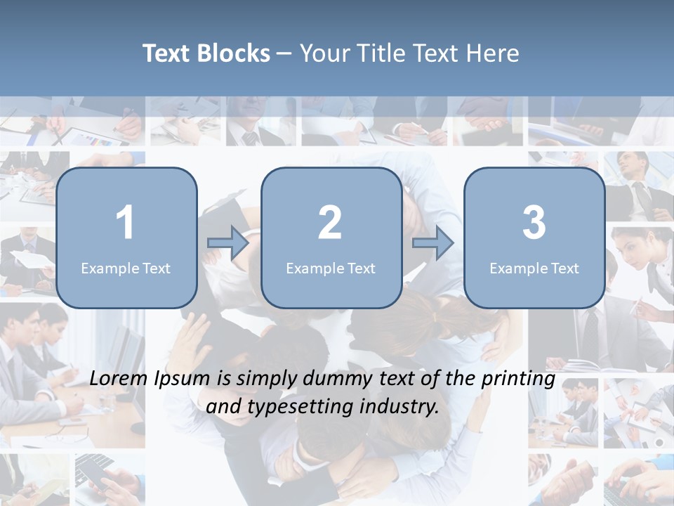 Staff Happy Businessman PowerPoint Template