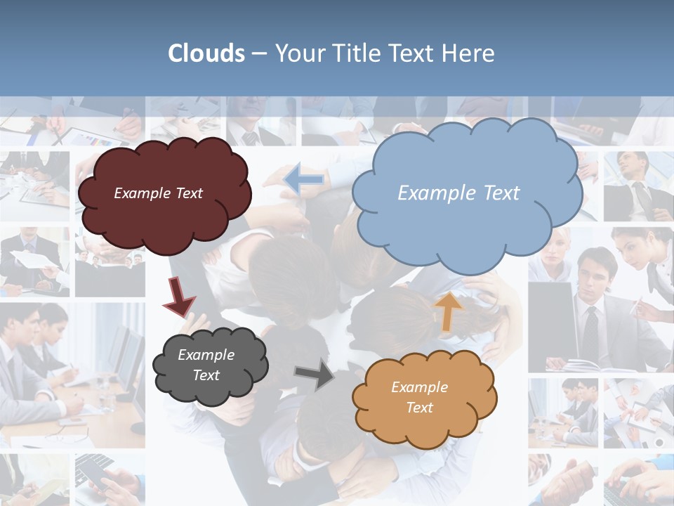 Staff Happy Businessman PowerPoint Template