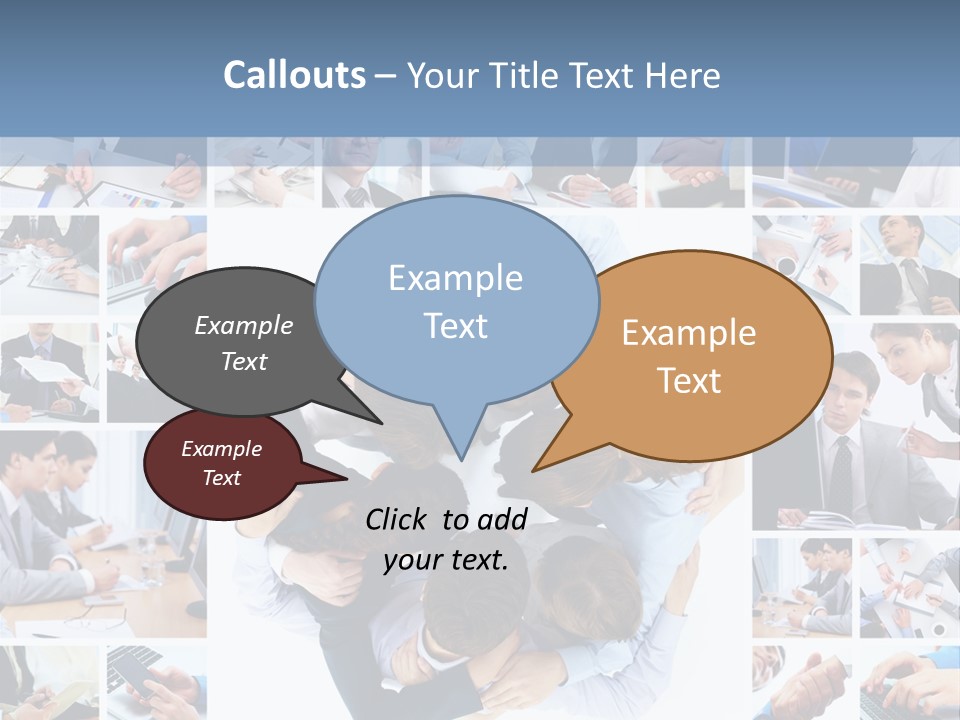 Staff Happy Businessman PowerPoint Template