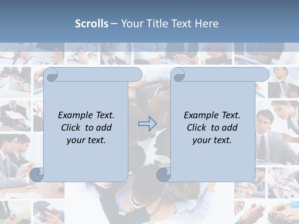 Staff Happy Businessman PowerPoint Template