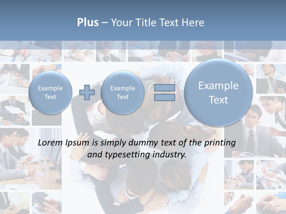 Staff Happy Businessman PowerPoint Template