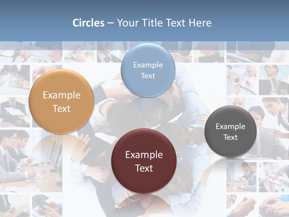 Staff Happy Businessman PowerPoint Template