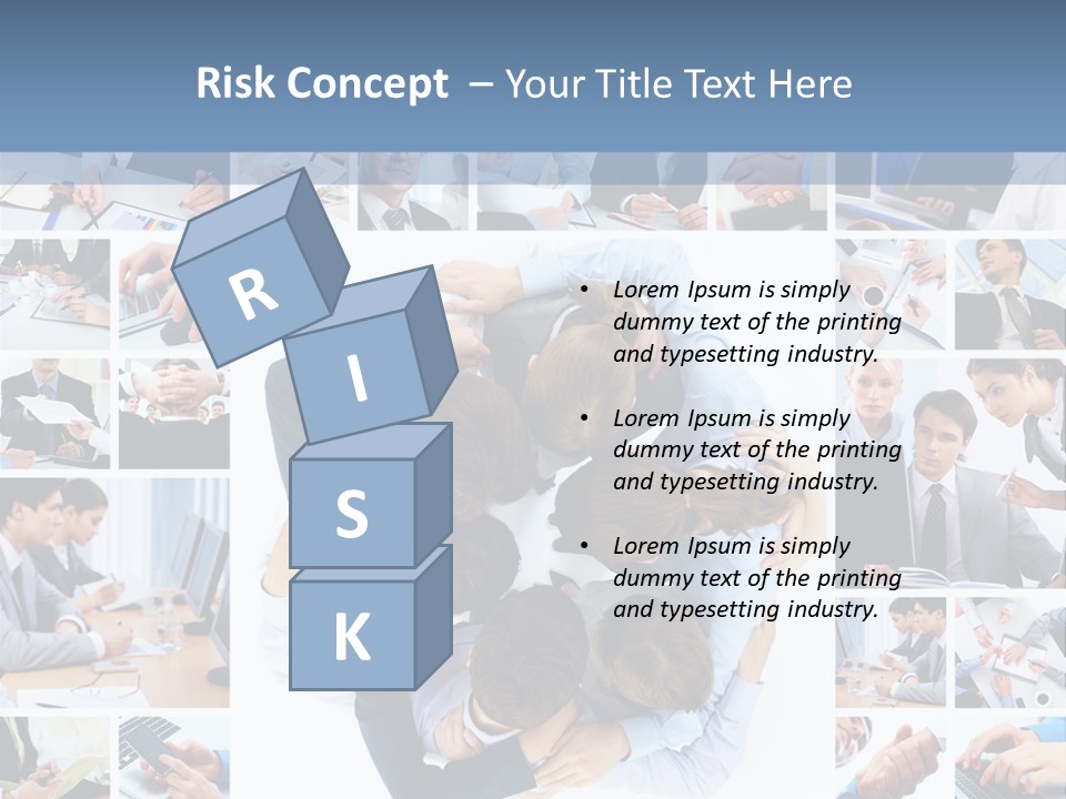 Staff Happy Businessman PowerPoint Template