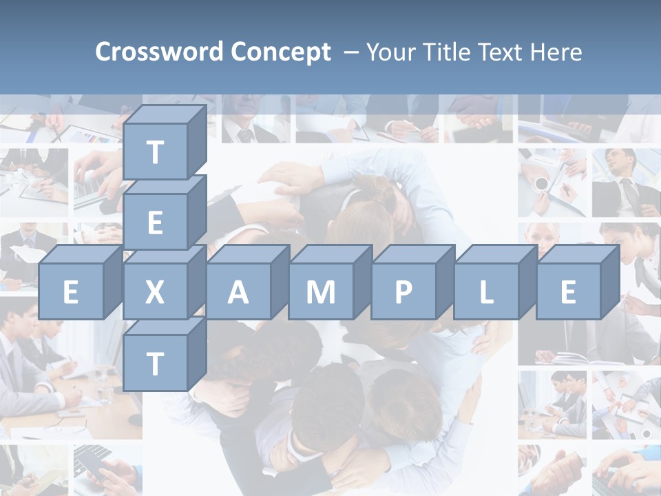 Staff Happy Businessman PowerPoint Template