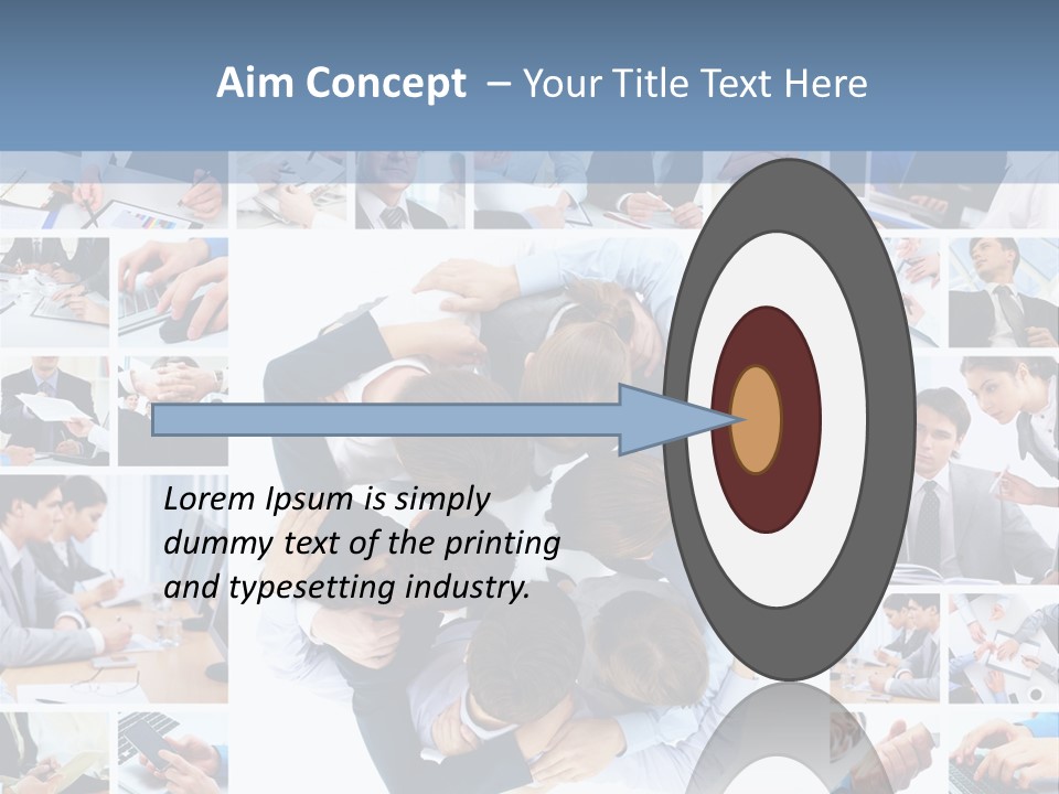 Staff Happy Businessman PowerPoint Template