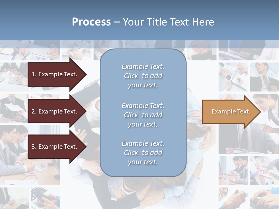 Staff Happy Businessman PowerPoint Template