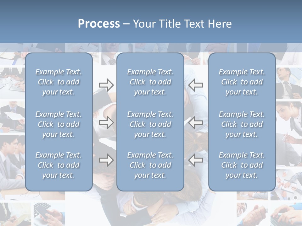 Staff Happy Businessman PowerPoint Template