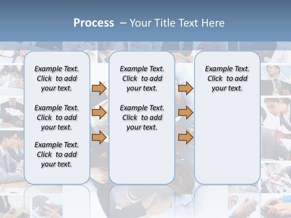 Staff Happy Businessman PowerPoint Template