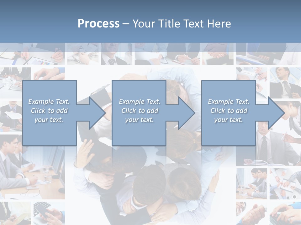 Staff Happy Businessman PowerPoint Template
