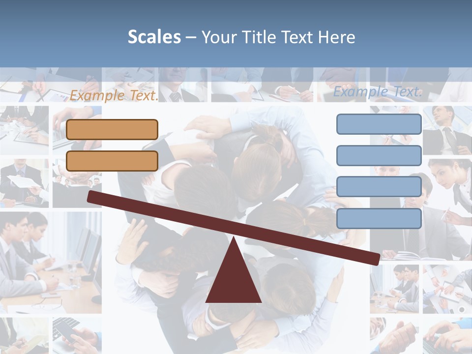 Staff Happy Businessman PowerPoint Template