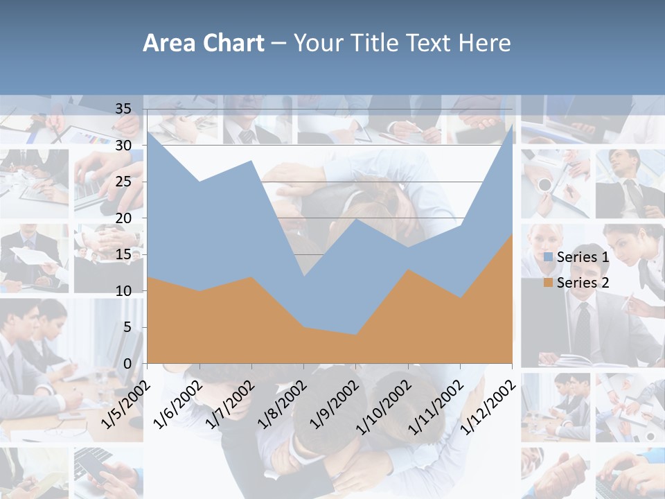 Staff Happy Businessman PowerPoint Template