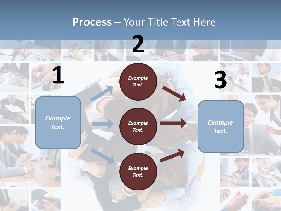 Staff Happy Businessman PowerPoint Template