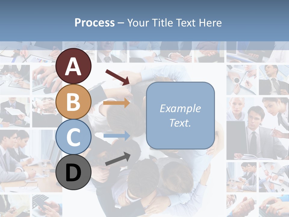Staff Happy Businessman PowerPoint Template