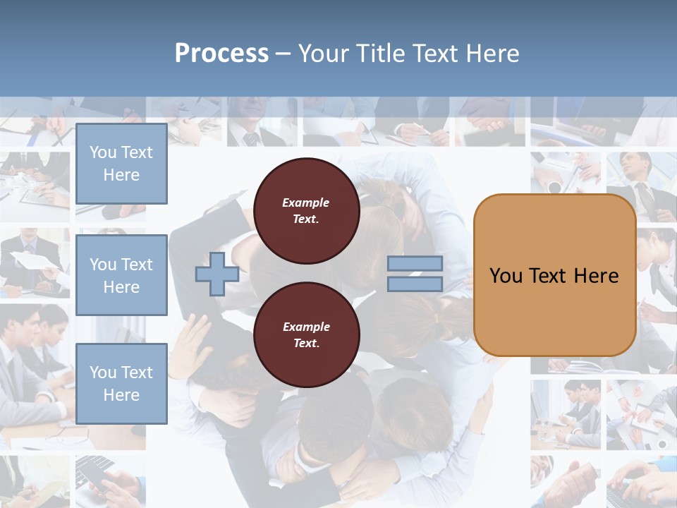 Staff Happy Businessman PowerPoint Template