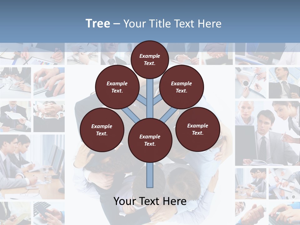 Staff Happy Businessman PowerPoint Template