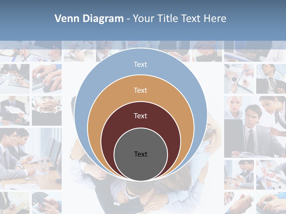Staff Happy Businessman PowerPoint Template