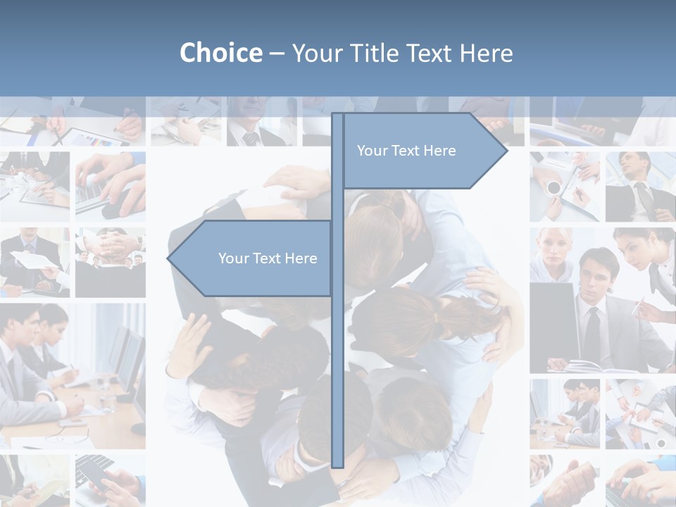 Staff Happy Businessman PowerPoint Template