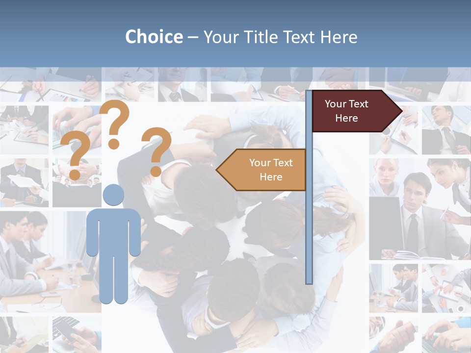 Staff Happy Businessman PowerPoint Template