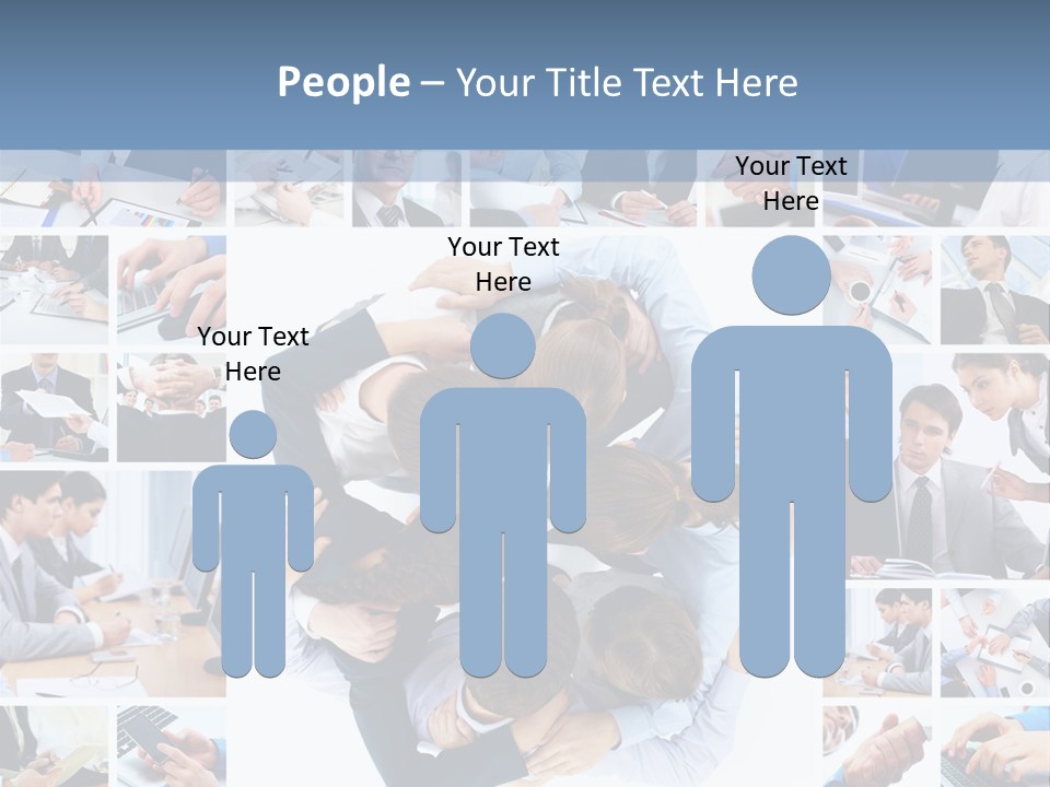 Staff Happy Businessman PowerPoint Template