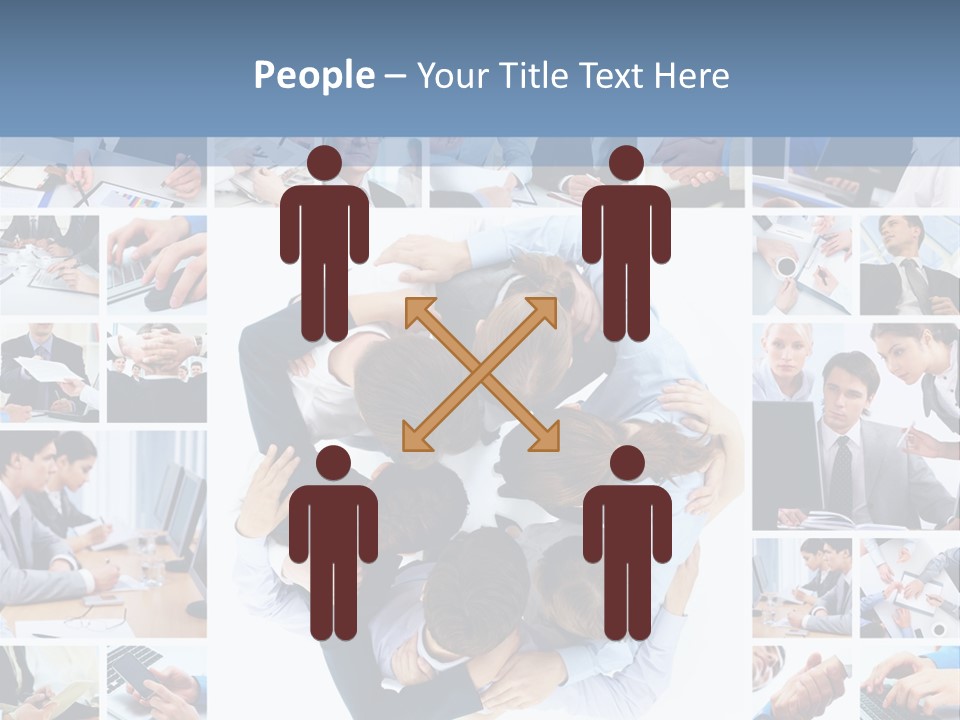 Staff Happy Businessman PowerPoint Template