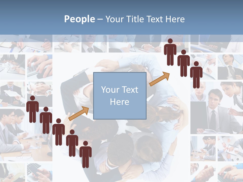 Staff Happy Businessman PowerPoint Template