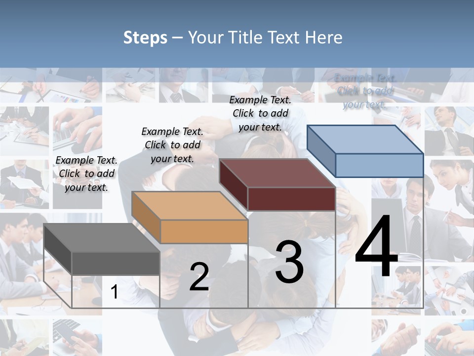 Staff Happy Businessman PowerPoint Template