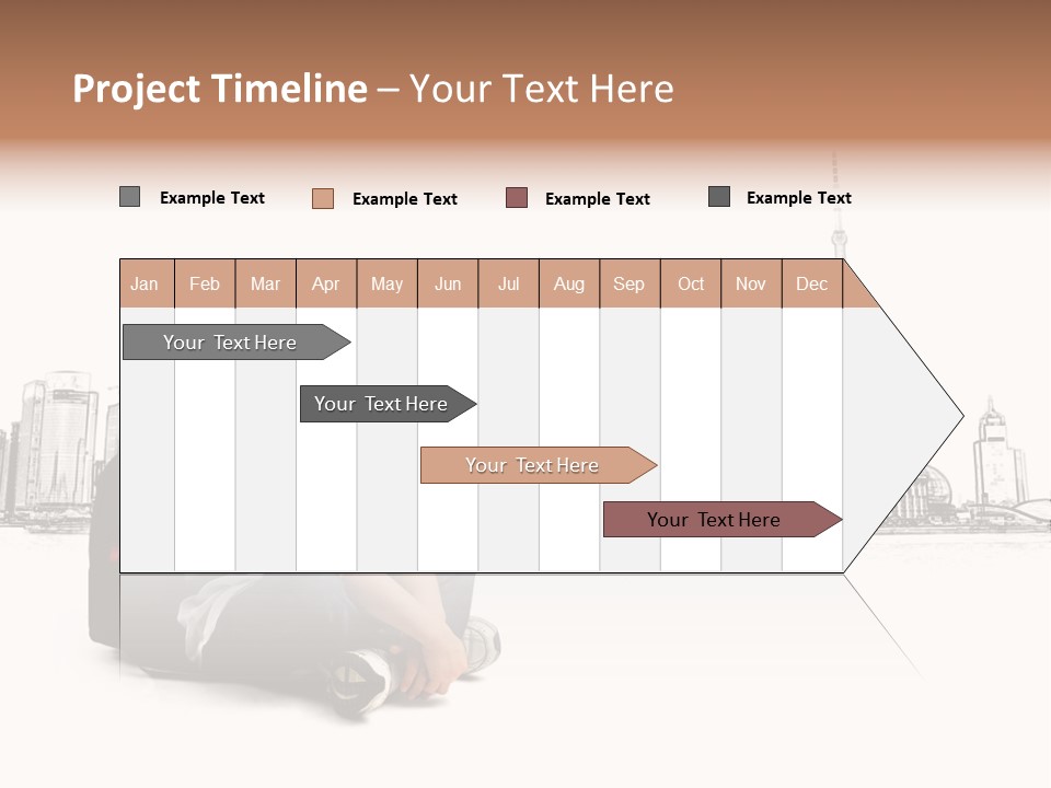 Shanghai Boy Backpack PowerPoint Template