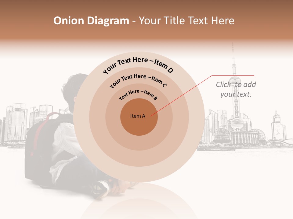 Shanghai Boy Backpack PowerPoint Template