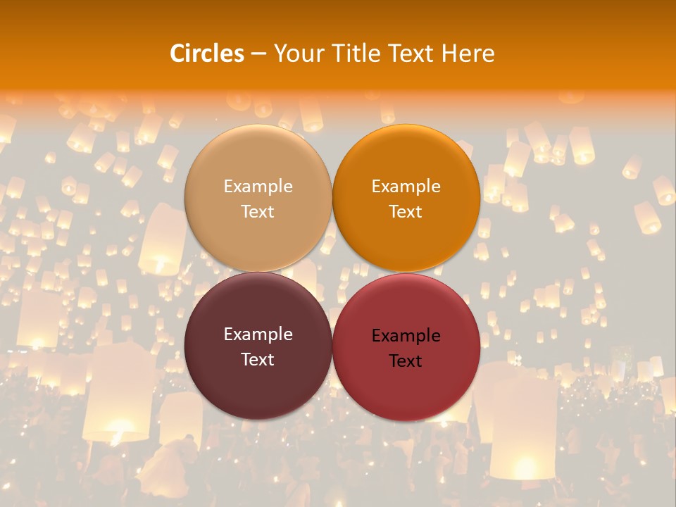 Party Tradition Lantern PowerPoint Template