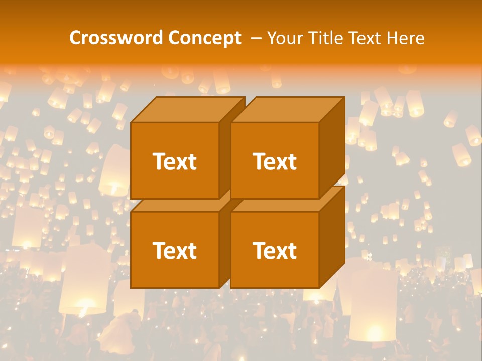 Party Tradition Lantern PowerPoint Template