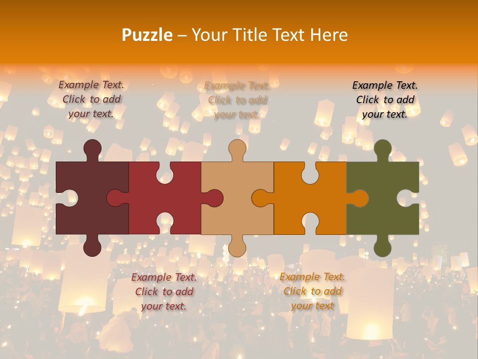 Party Tradition Lantern PowerPoint Template