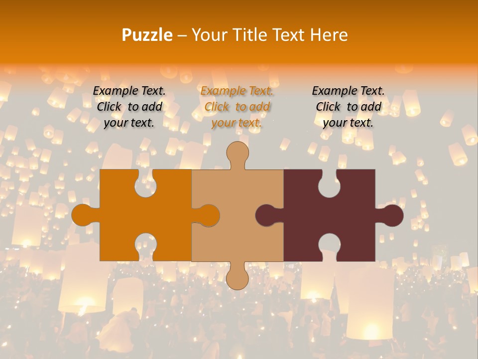 Party Tradition Lantern PowerPoint Template